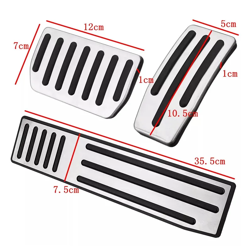 Подставка для ног топлива педали тормоза Tesla модель S X Алюминиевая газ ускоритель
