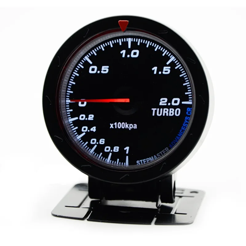 Turbo Boost Gauge 60 мм Boost Turbo/вакуум/Температура воды/Температура масла/Масляный Пресс/вольтметр/соотношение воздушного топлива/EGT/Топливный пресс/Тахометр Датчик с черным лицом - Цвет: Turbo Boost Gauge