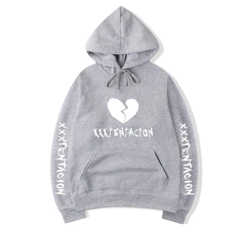 Light gray 28 Месть убить мода Suprem Толстовка для мужчин/женщин Повседневное хип хоп XXXTentacion Толстовка Vibes Forever Traksuit флисовый пуловер с капюшоном - Цвет: Light gray 28