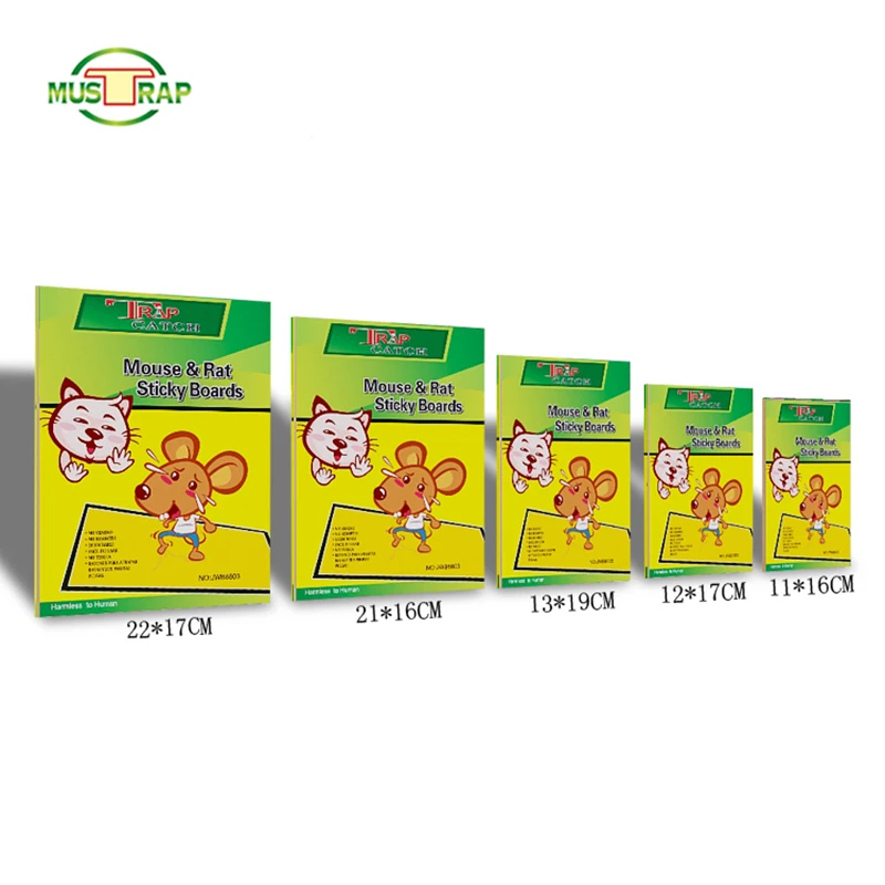 Pest Control Mouse Sticky Board Paper Glue Mice Catcher Rat Trap Non-toxic Environmentally Products | Дом и сад