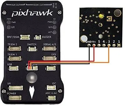 PX4FLOW V1.3.1 оптический датчик расхода умная камера для PX4 PIX PIXHAWK Контроллер полета FC