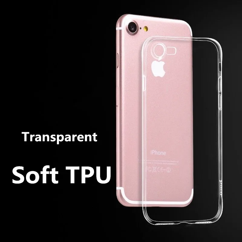 Чехол для Apple iPhone 6 6s тонкий кристально чистый силиконовый защитный чехол из ТПУ 7