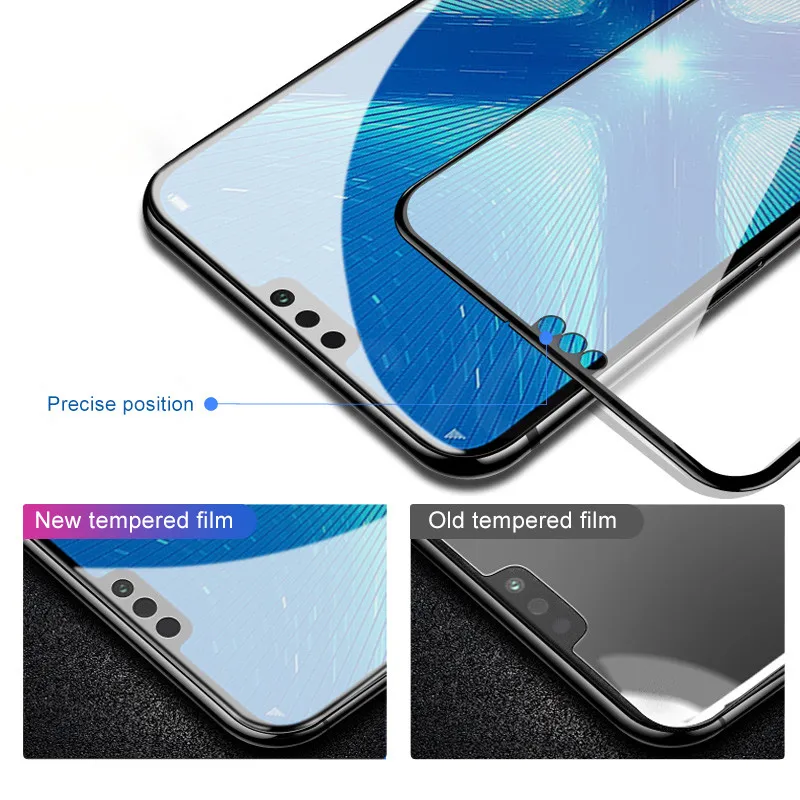 Закаленное стекло 11D с полным покрытием для Huawei Honor 8X Защитная пленка экрана huawei