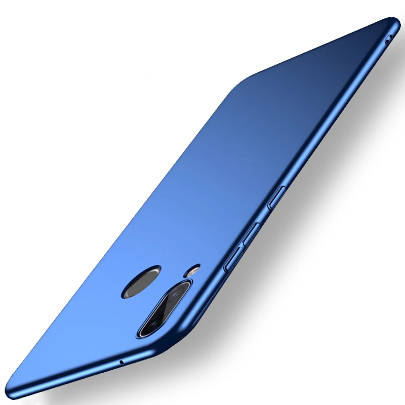 Синий Чехол для huawei P20 Lite, деловой ультра тонкий жесткий чехол из поликарбоната для huawei P20 P20 Pro Lite P20Lite, чехол s, чехол для телефона - Цвет: Синий