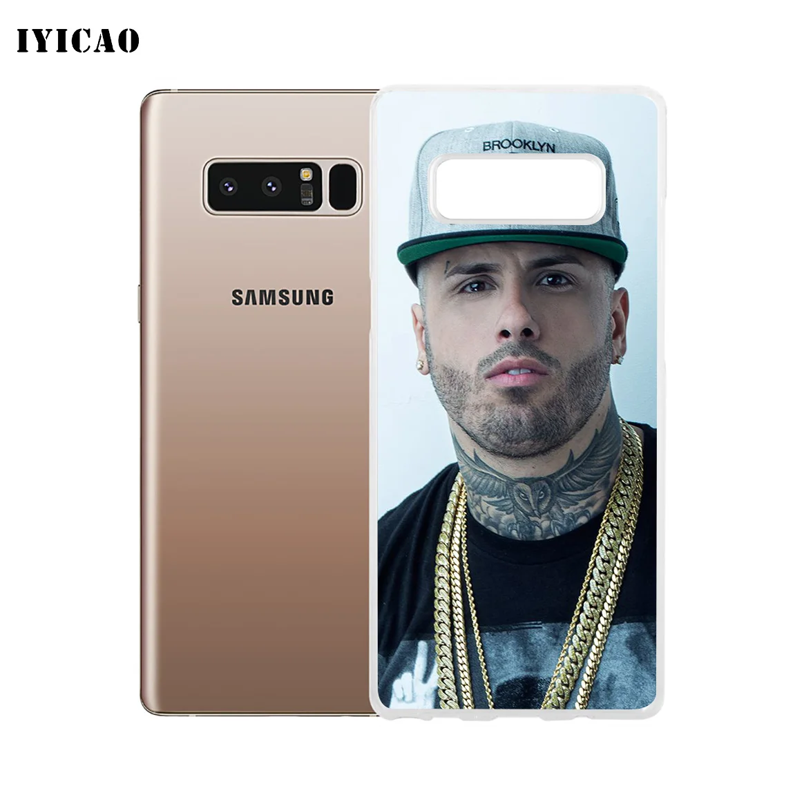 IYICAO Nicky Jam Мягкий силиконовый чехол для телефона Samsung A5 A6 Plus A7 A8 A9 J3 J5 J7 Note 8 9 TPU