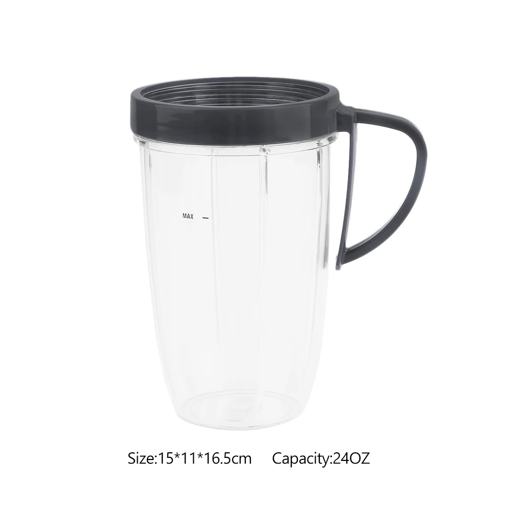 2 Pcs/Set 24OZ Juicer Blender Tall Cup With Handled Comfort Lip Ring Juice Shaker Powder Mixer Sports Bottle | Бытовая техника