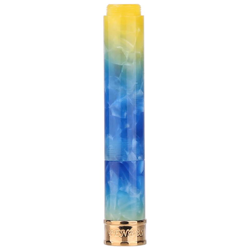 Moonman Penbbs 471 Мини Короткая перьевая ручка полимерная пленка с золотым кольцом перо 0,4-0,6 мм короткий карман для письма