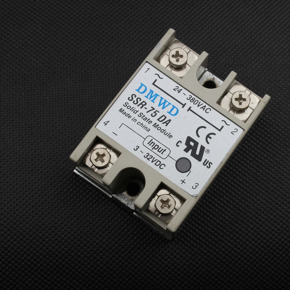 TOP BRAND DMWD 1pcs solid state relay SSR-75DA 75A 3-32V DC TO 24-330V AC SSR 75DA High quality | Обустройство дома