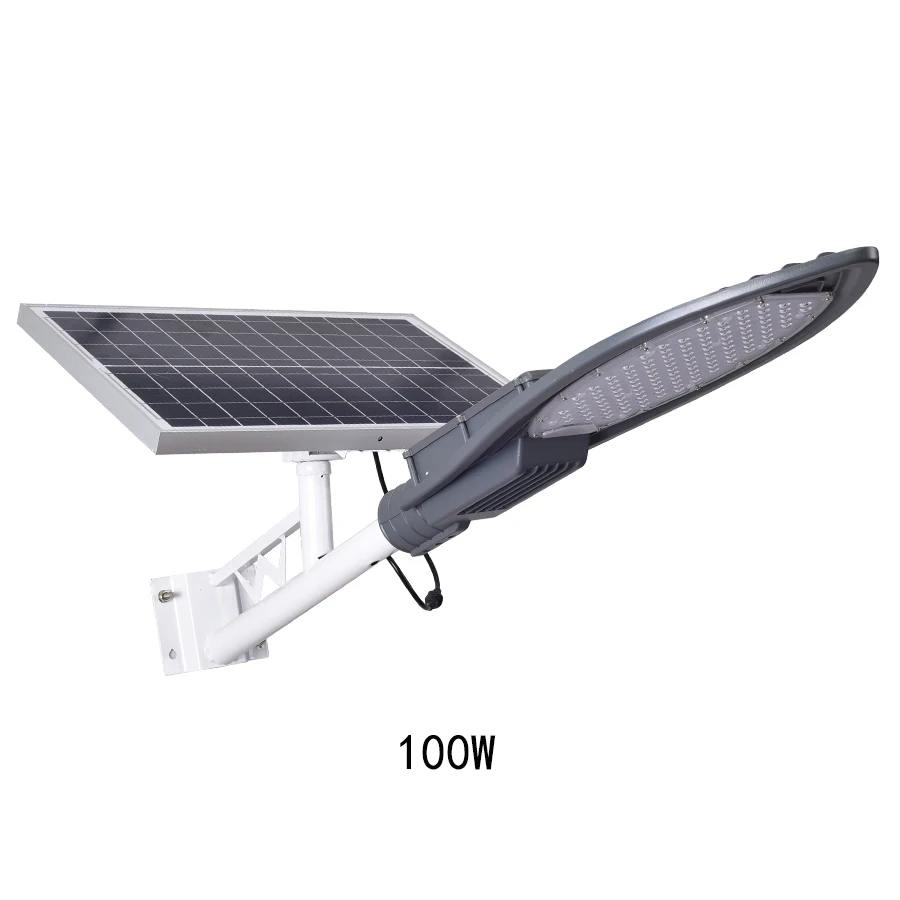White 100W Solar Lamp Outdoor Lighting led street light Plaza Waterproof 30W-150W 12V Led Solar Light For Garden Parking lot Pole Light - Испускаемый цвет: White 100W