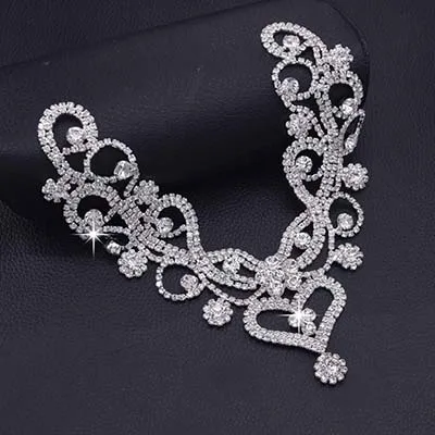 HD-252 Silver Новое поступление, 1 шт., стразы, аппликации для свадебного платья, пояс, пояс, сделай сам, пришитые аксессуары, хрустальные нашивки со стразами, одежда - Цвет: HD-252 Silver