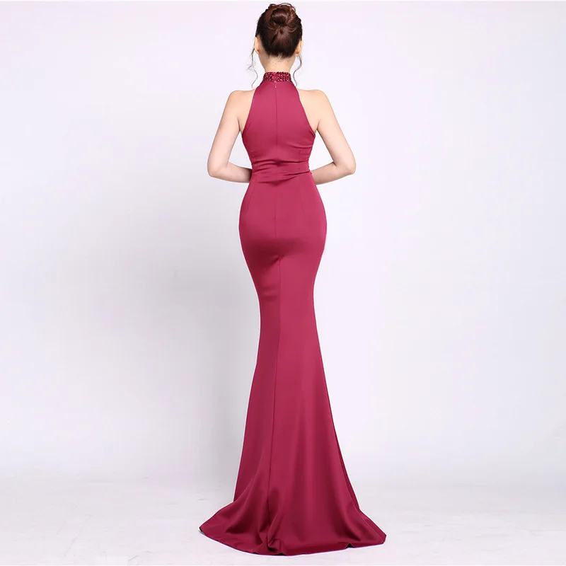 Пикантные Разделение платье 2017 Для женщин Русалка Лето пол Длина взлетно