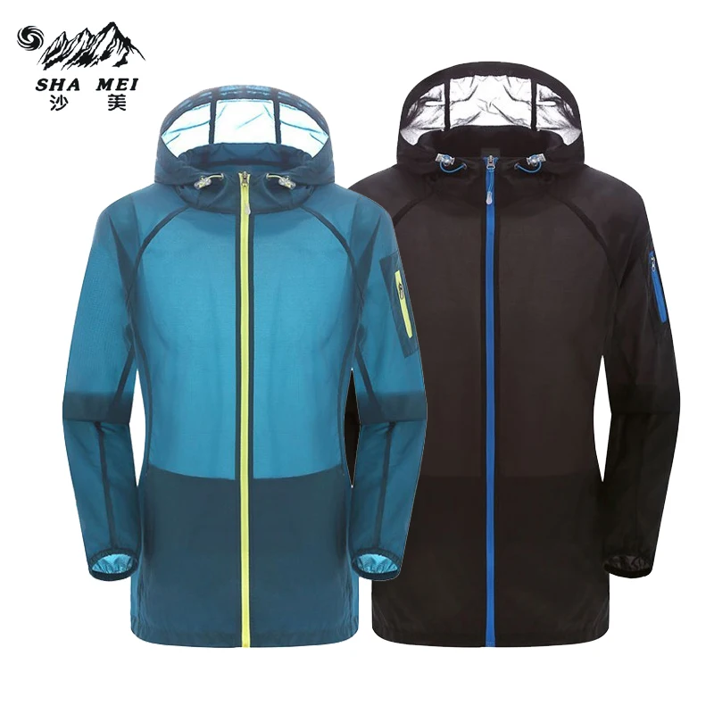 2017 Весна Лето Открытый Быстросохнущий походный Кемпинг Куртки Спортивная тонкая