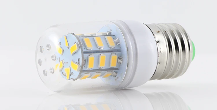 Bombillas 12V Светодиодная лампа E27 E14 E12 B22 GU 10 G9 4W Домашний Светильник 220V 110v smd 5730 27 светодиодов 12 вольт лампы Свеча светильник ing ампула