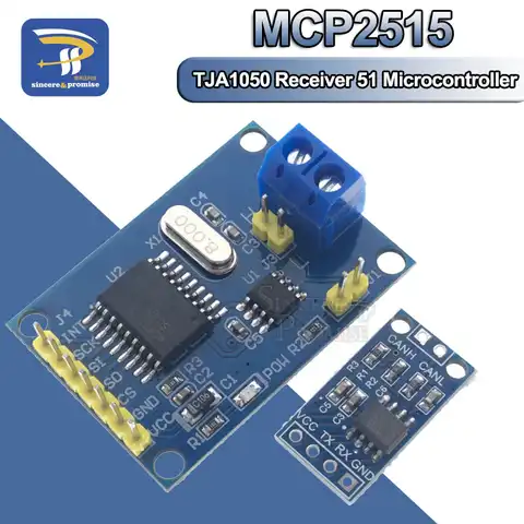 Плата модуля драйвера CAN-шины MCP2515 TJA1050 приемник SPI для 51 MCU ARM Модуль интерфейса контроллера для Arduino DIY Kit Новинка