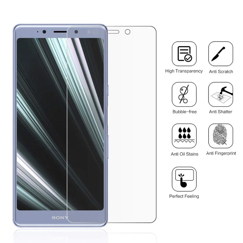 9H 2.5D Закаленное стекло для SONY Xperia L1 L2 L3 мобильный телефон стеклянная Защита