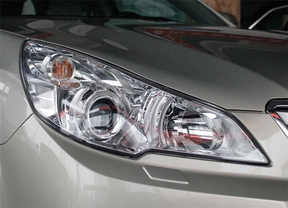Для Subaru Legacy 2010 2011 2012 2013 фары автомобиля прозрачные линзы авто чехол