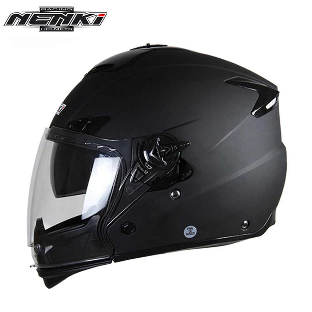 NENKI мотоциклетный гоночный шлем Capacetes De Motociclista мотоциклетные винтажные шлемы с двойным объективом Открытый мотоциклетный шлем
