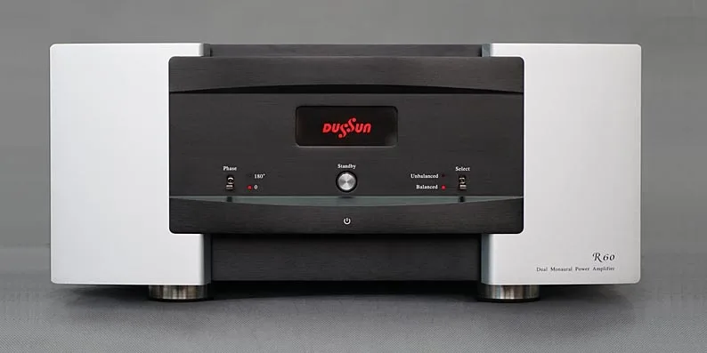 

N-012 New DUSSUN R60 Reference Dual Mono Power Amplifier Design Hi-end Top Class Power AMP No Crossover Distortion 360W+360W