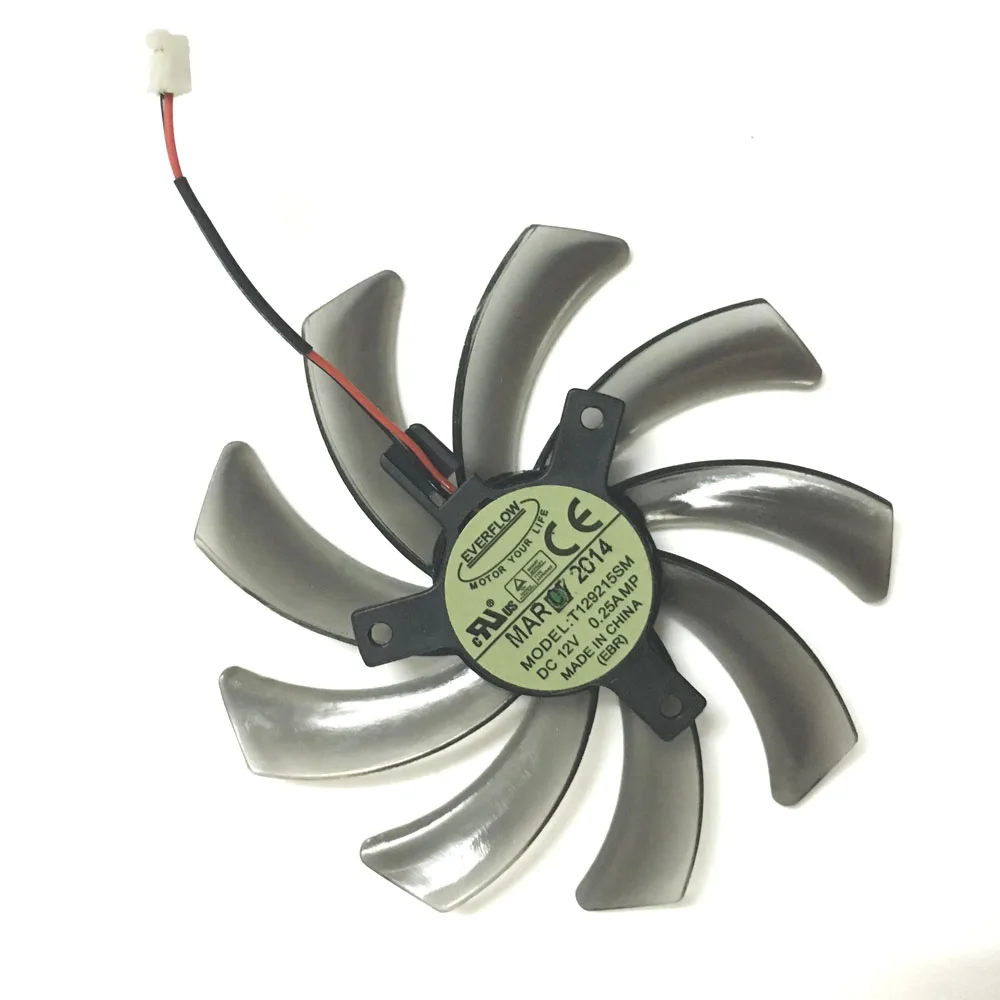 2 шт./лот компьютер VGA Видеокарта Вентилятор Кулер для XFX R9 270A CEF5 HD7850 Гб видеокарта