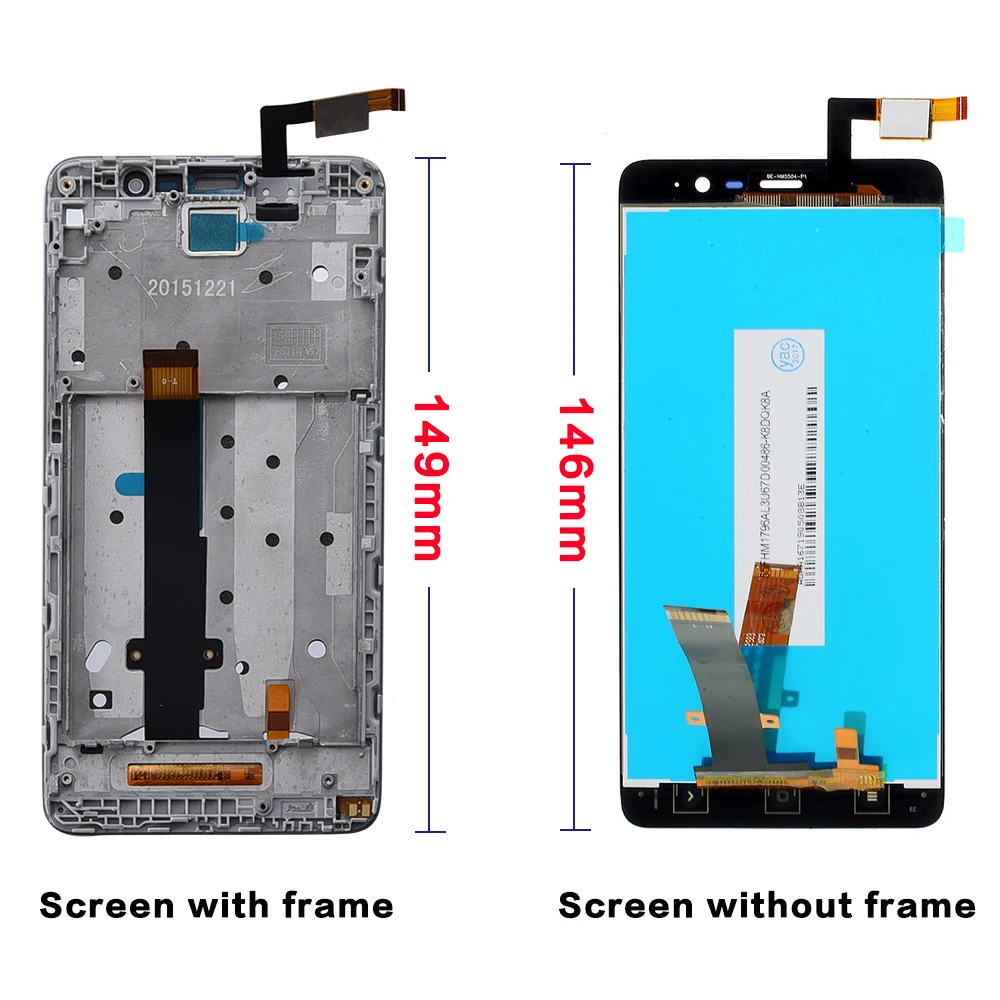 Процессор Mediatek Helio X10 Восьмиядерный Note3 5 &quotдисплей для XIAOMI Redmi Note 3 ЖК сенсорный