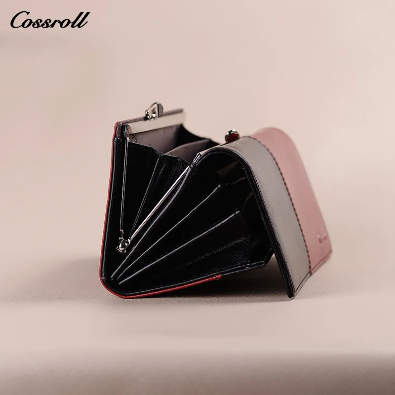 Бумажник из натуральной кожи коровы Для женщин кусков дизайнерский кошелек