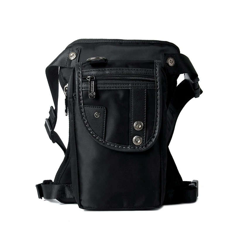 

vintage Waterproof nylon waist pack high quality casual men leg bag fanny pack military equipment thigh bag trunk hip or bum bag