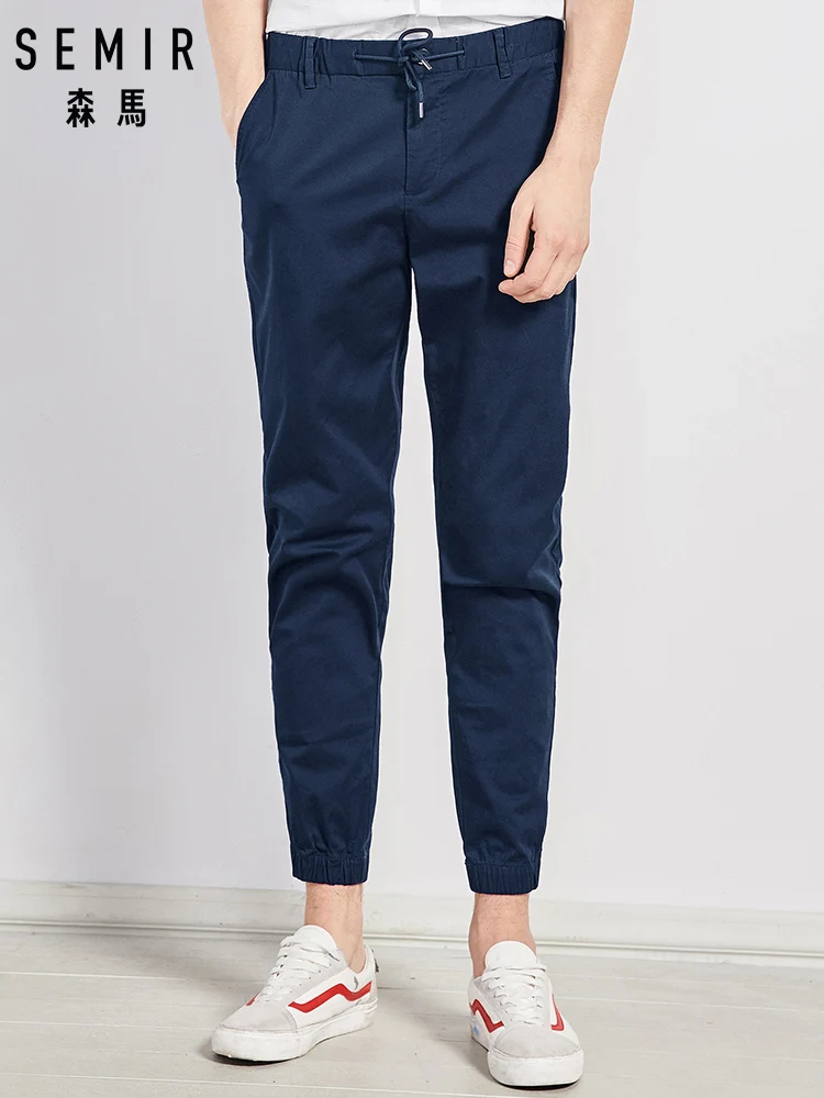 SEMIR 2019 хлопок мужские спортивные штаны повседневные эластичные хлопковые для