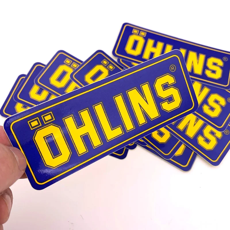 10 шт./лот наклейки для Moto FASP аксессуары ПВХ ohlins подвеска модификация