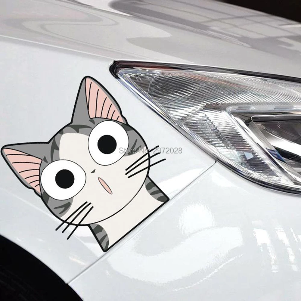 10 x новейших милых домашних автомобильных наклеек с кошкой Чи автомобильные
