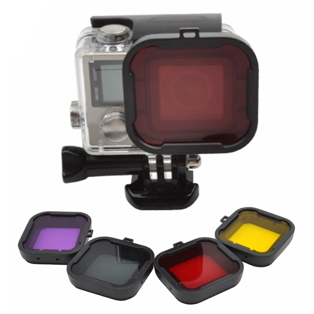 2019 новые аксессуары подводный фильтр погружения Filtors для Go Pro Hero 3 + 4