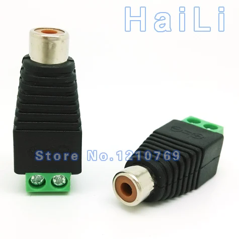 10 шт. CAT5 RCA Женский ТВ Видео балун Разъем для CCTV камеры Клеммная колодка в AV