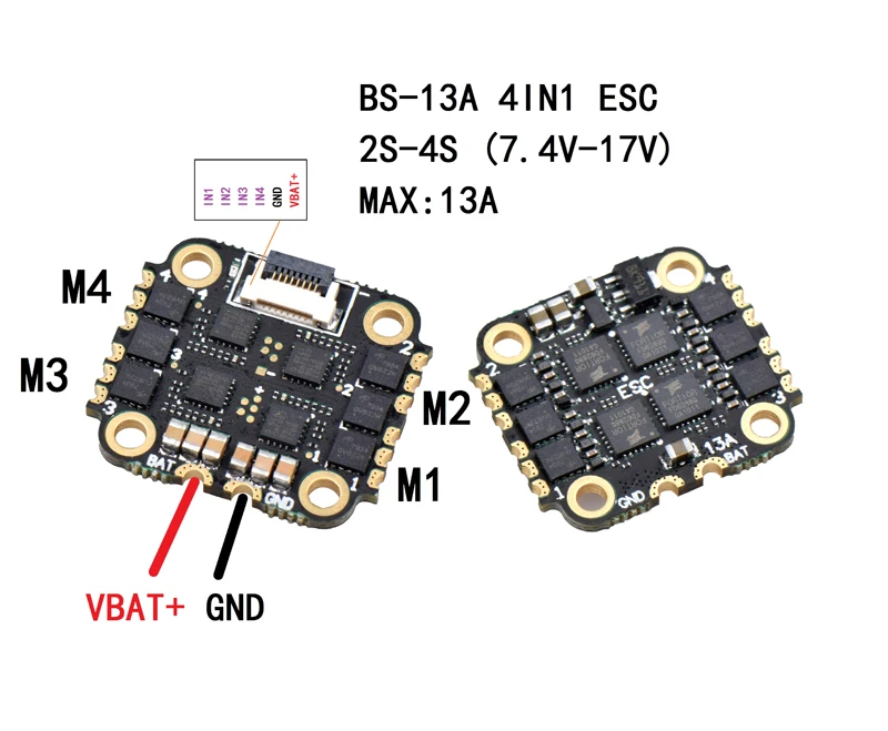 SIF4 BEC 2A CES 13A a 2-4 S F4 Torre OSD 200 mW transmisión OSD ajuste el parammetro