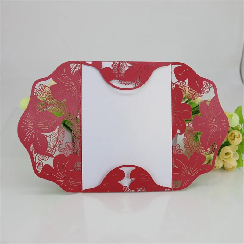 10 шт./компл. Пригласительные открытки для вечеринок романтические декоративные