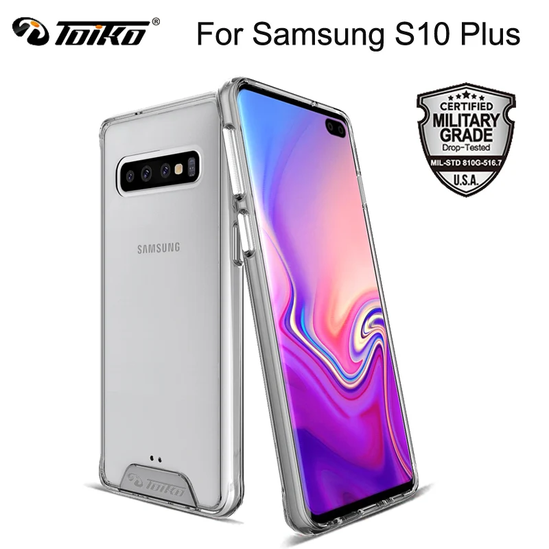 Прозрачные противоударные Чехлы toyko Chiron для samsung Galaxy S10 S10e S10 Plus, защитная оболочка из поликарбоната, ТПУ, бампер, аксессуары для телефона, чехол