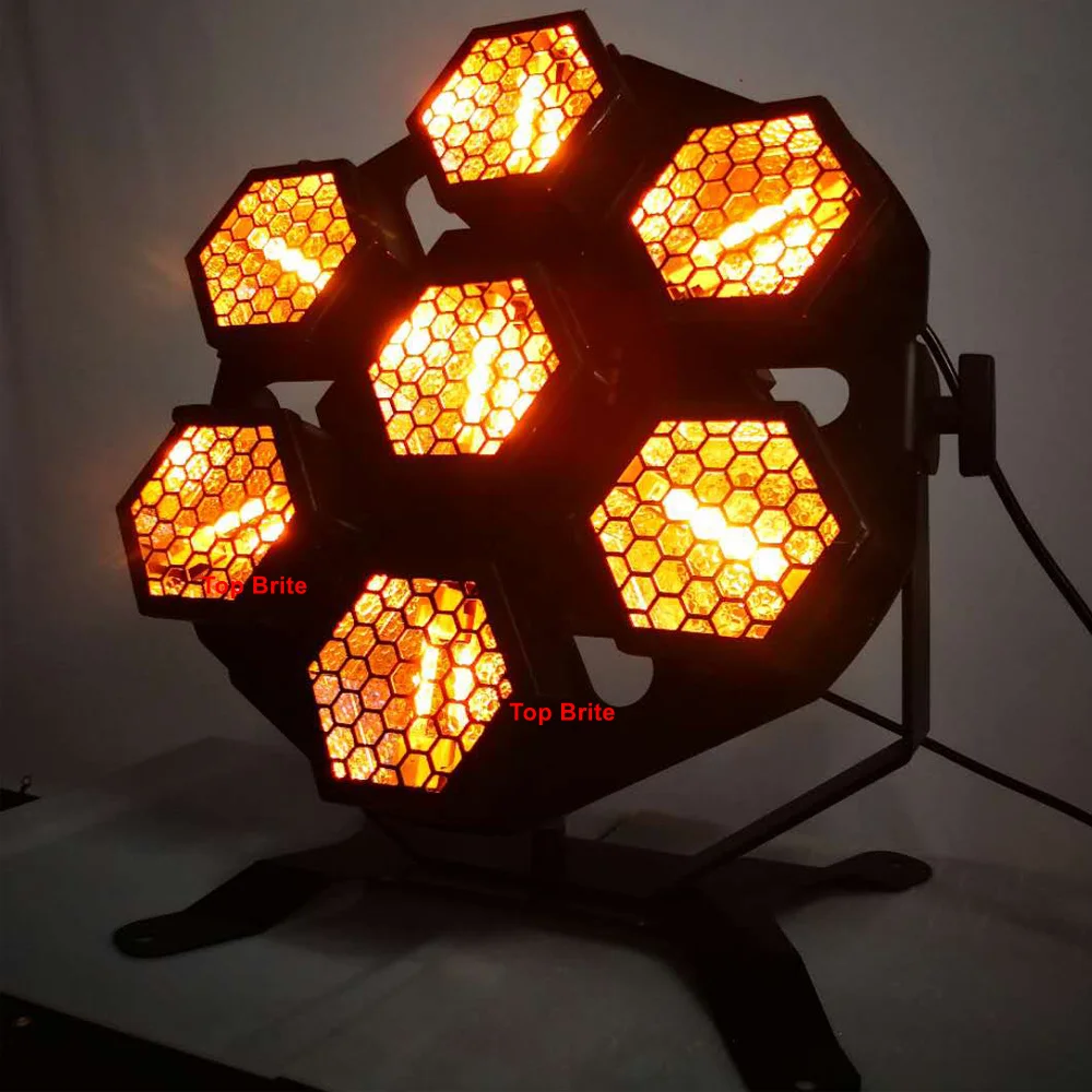 4 шт. светильник F Набор чехлов DMX стробоскоп s 7X100W галогенная лампа ретро ЖК