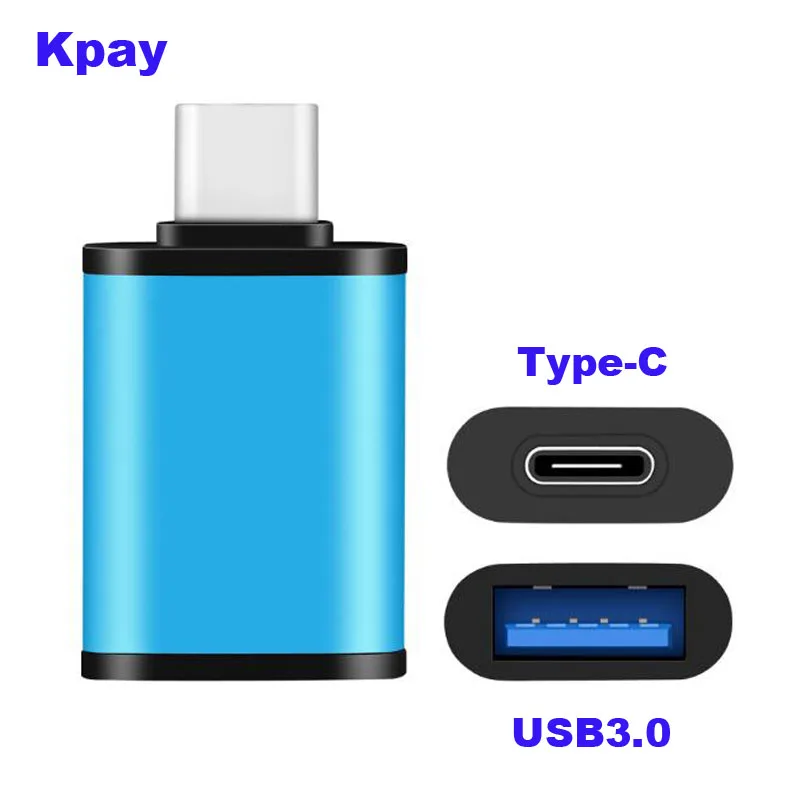 Адаптер USB USB3.0 Type C с разъемом OTG для Macbook Huawei Matebook Samsung S8 S9 S10 Plus|Переходники и