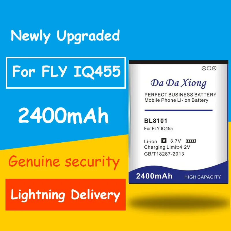 

Newly Upgraded Safe And Durable 2400mAh BL8101 Li-ion Phone Battery For FLY IQ455 Cell