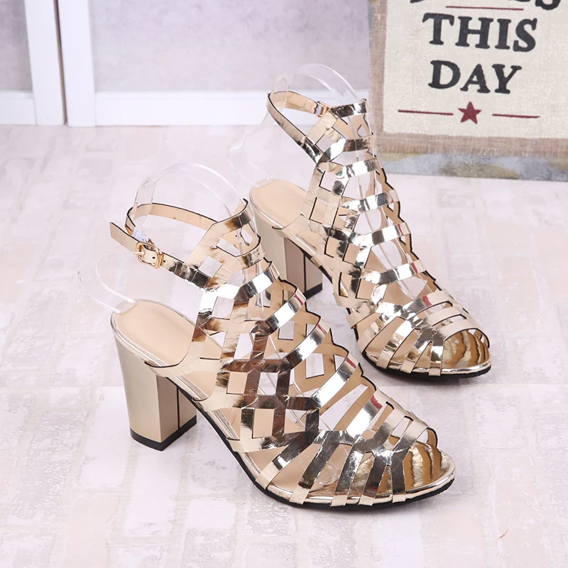 BUZEDE Super High 8.5cM Thin Heel Platform Button PU Leather Fashion Women Sexy Shiny Stripe Shoes Ladies Wedding Party | Обувь