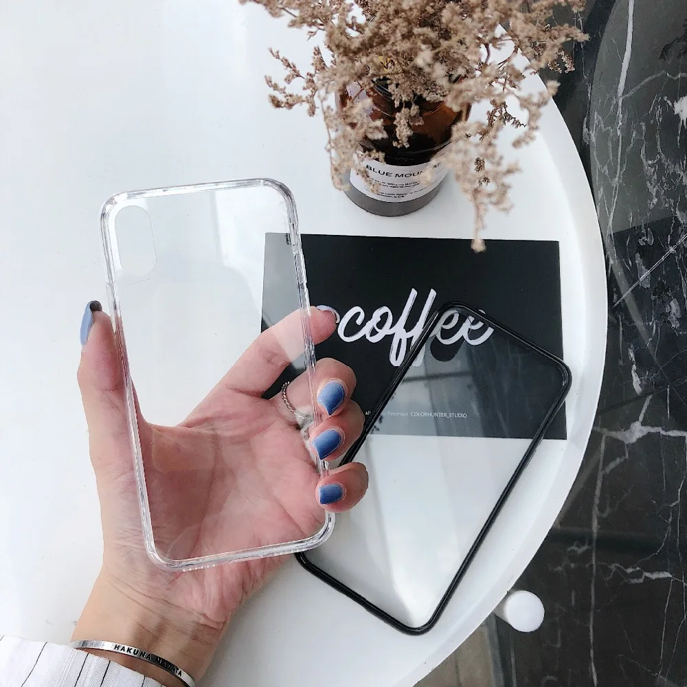 Чехол для iPhone XS Max задняя крышка из закаленного стекла 9 H устойчивый к царапинам