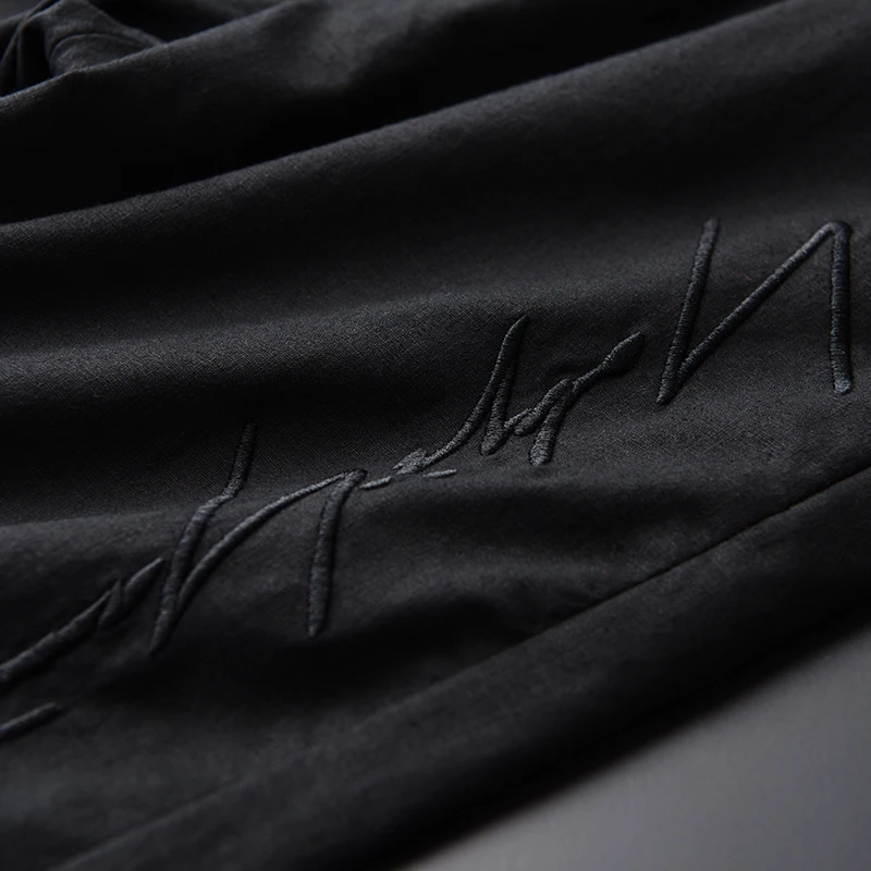 Minglu/весенние мужские брюки роскошная льняная ткань вышитые размера плюс 4xl с