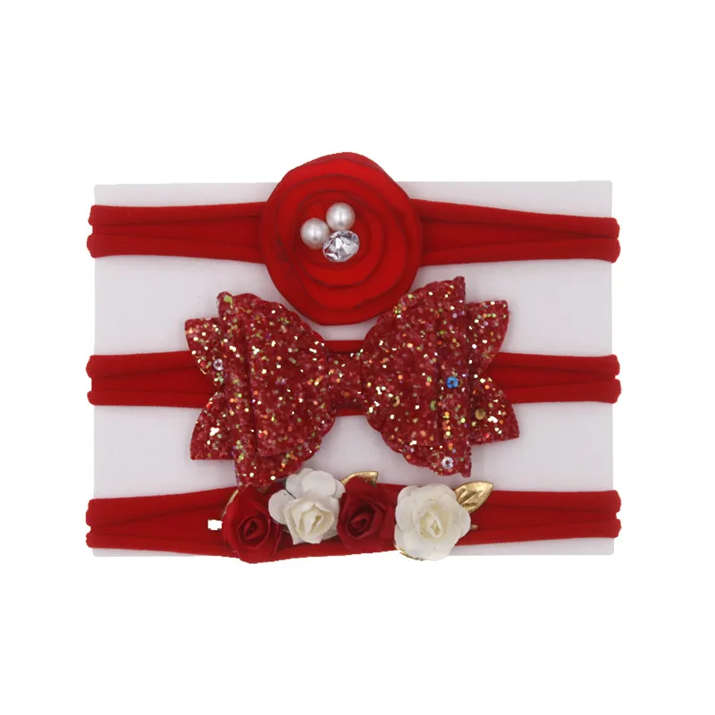 3 шт. Детские эластичные повязки на голову с цветочным принтом | Мать и ребенок