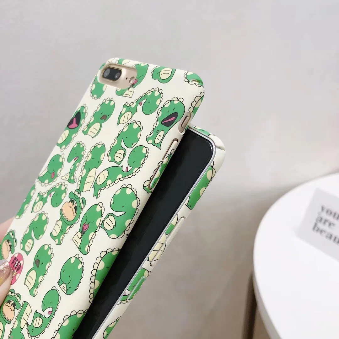 Мультяшный динозавр Crayon Shin-chan чехол для телефона iphone X XR Xs Max 7 8 6s 6 Plus Милая простая