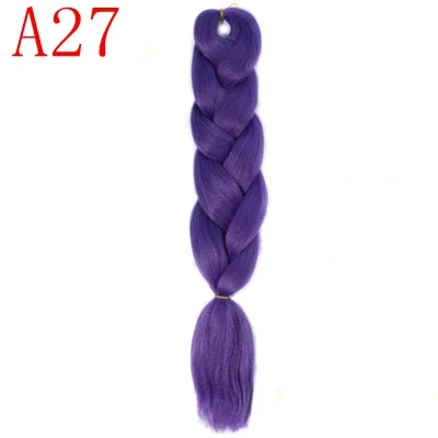 T4/изумрудный LISI HAIR Jumbo Braids Ombre long Synthetic Braiding Hair Blonde Pink Blue Grey multiple colour 100g 24 inches - Цвет: T4/изумрудный