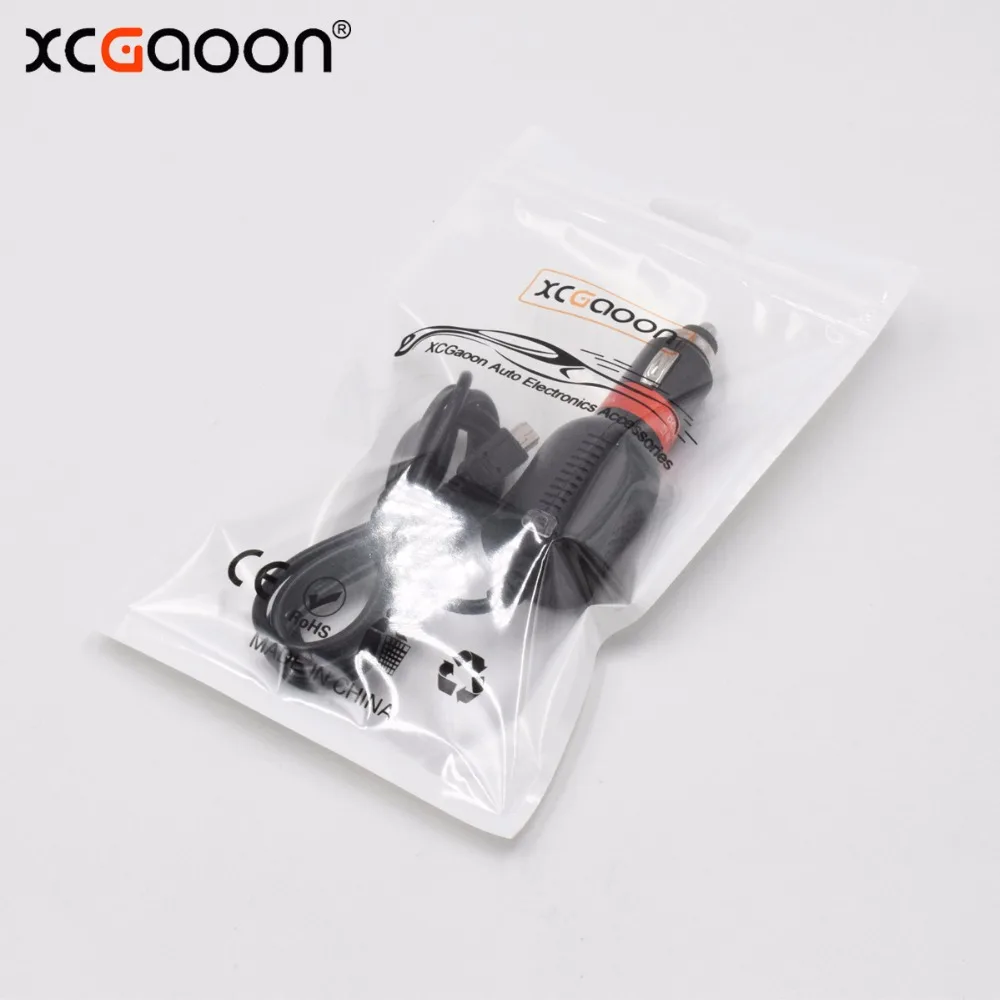 Изогнутое автомобильное зарядное устройство XCGaoon 10 шт. 1 2 м mini USB 5 В а для GPS
