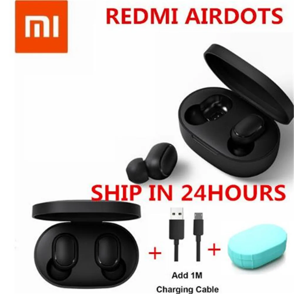 В наличии Xiaomi Redmi Airdots беспроводные наушники Голосовое управление Bluetooth гарнитура