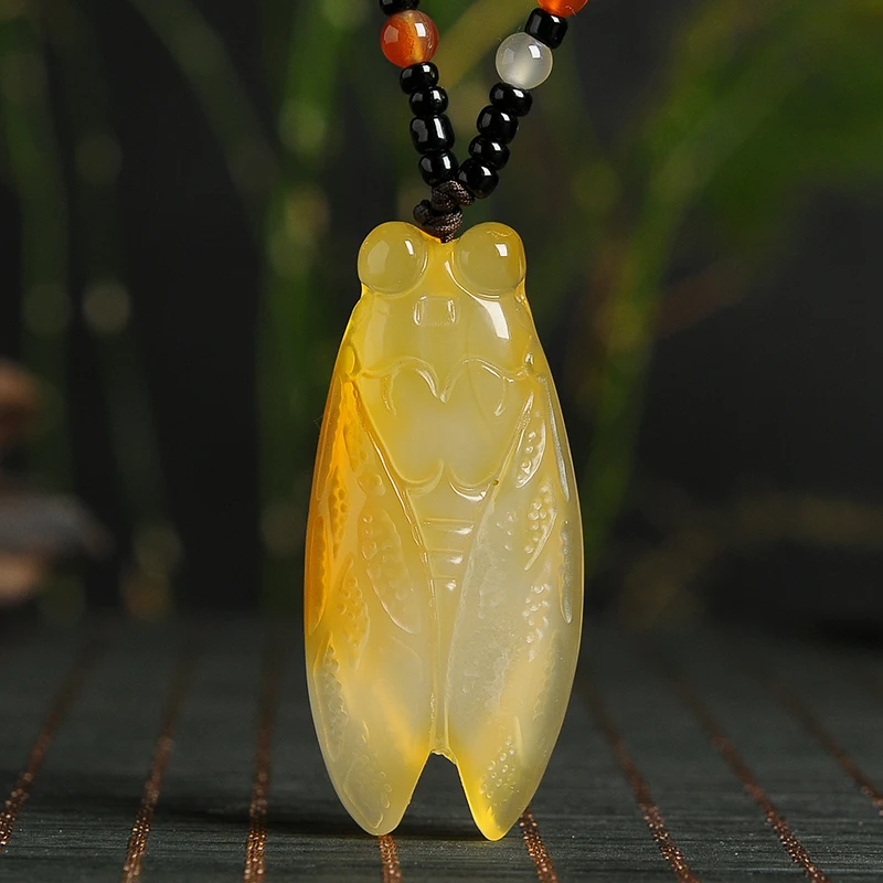 Natural Fine Women'S Jewelry Citrine Jade Necklace Boutique Pendant Abp0311 Free Shipping | Украшения и аксессуары