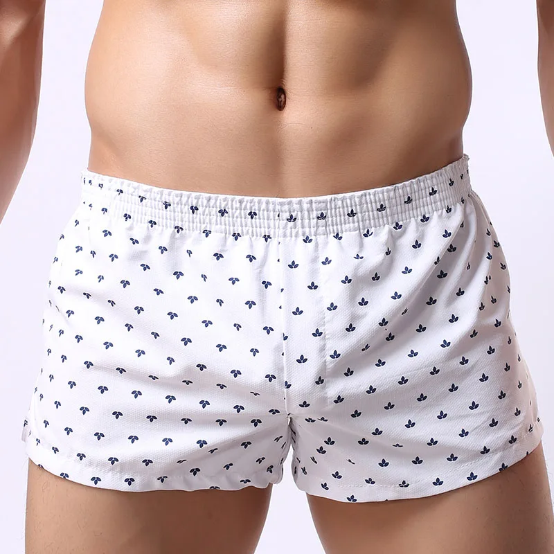 Для мужчин нижнее белье шорты-боксеры Мужские Шорты для купания Слаксы хлопок Cueca