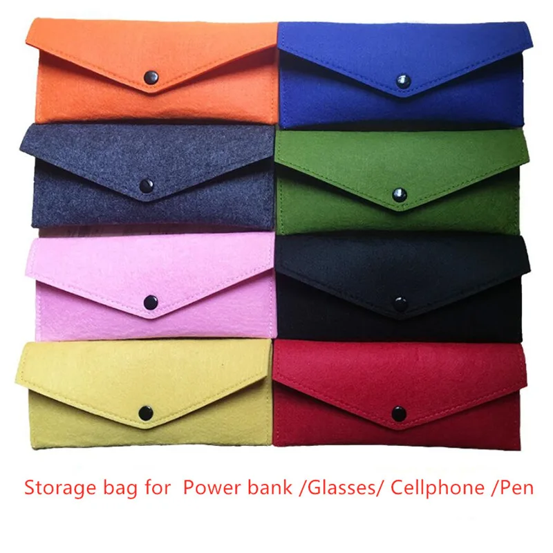 Мини войлочная сумка для домашнего хранения Чехол очков наушников SD карты
