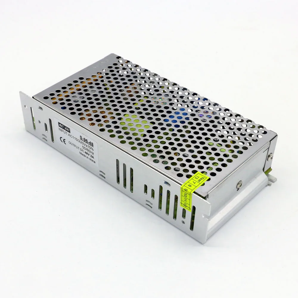 Высокое качество Dc драйвер питания 48v 2a 96w для светодиодов или двигателя|48v supply|48v