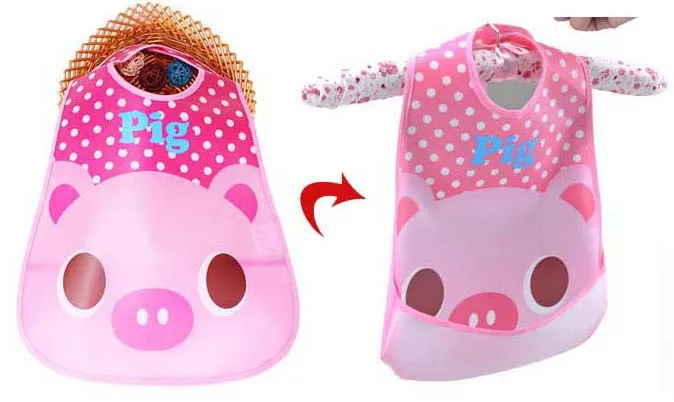 Модные Мультяшные детские нагрудники Eva водонепроницаемые банданы для